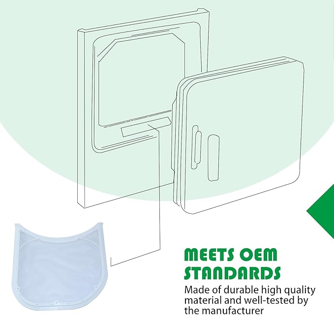 5231EL1003B Dryer Lint Screen Filter Replacement with Dryer Cleaner Vent Lint Brush Replaces 5231EL1002E 5231EL1003A 5231EL1003B AH3527578 1266857 AP4440606 PS3527578 EAP3527578