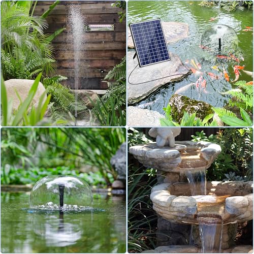 20W Solar Pond Filter Fountain for Outdoor Koi Pond