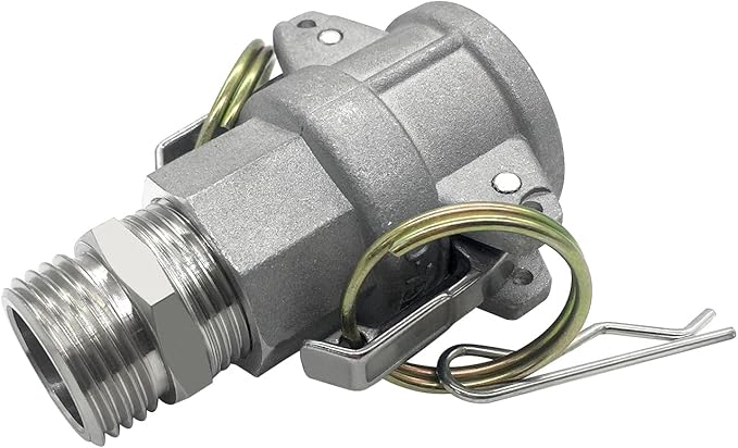 Aluminum Cam Lock Fitting Cam Groove Fitting 3/4" Coupler x GHT Male