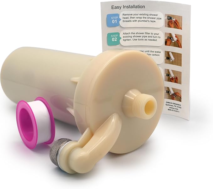 Shower Filter & Water Softener by Omica Organics