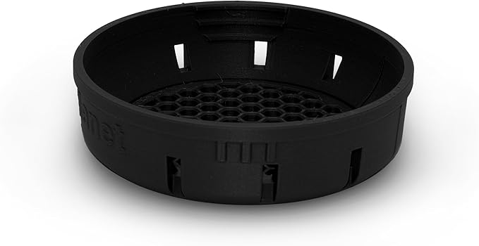 SplashNColor Pop Up Drain Strainer - 2-in-1 Durable Kitchen Accessory - Anti-Clogging Sink Drain Strainer Basket with Touch-Free Disposal for 3-1/2 Inch US Standard Drain - ABS - 30mm Height (Black)