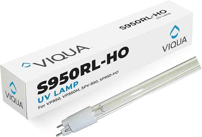 Viqua S950RL-HO High-Output UV Lamp Replacement for VP950, VP950M, SPV-950 Model Systems- UV Light Water Treatment, Genuine OEM uv Bulb Replacement