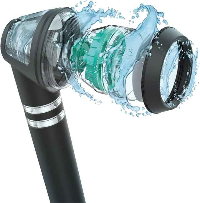 POSEION BT100 DG Filtered Shower Head – Handheld, High Pressure, Magnetized Sediment Filter, Ultrafine Water Stream, Spa-Like Comfort, Durable Build, Made in Korea
