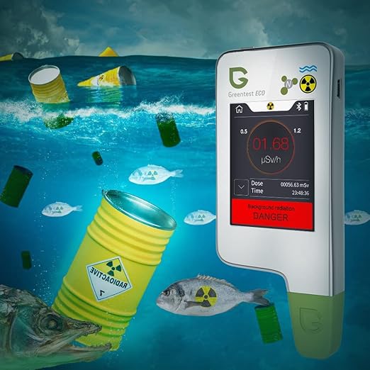 Greentest ECO 5F Food Nitrate Tester, High Accuracy Radiation Detector Geiger Counter Water Quality Meter TDS Hardness PPM Analyzer Dosimeter for Vegetable, Fruit, Meat, Fish, Water