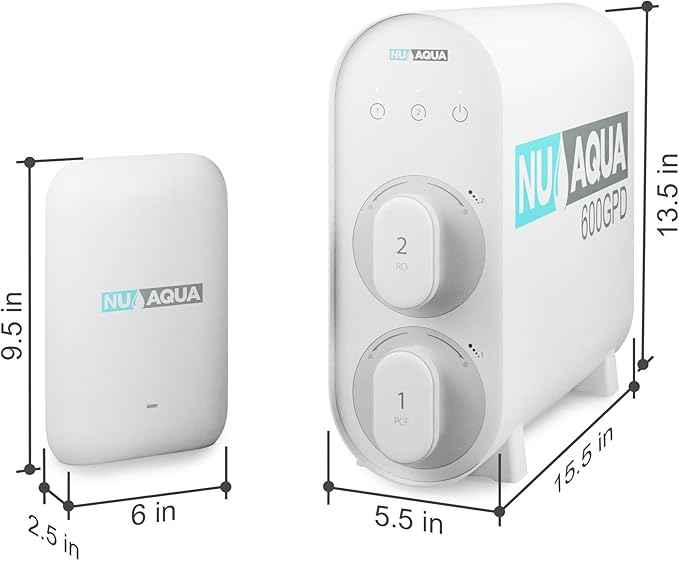 NU Aqua Tankless Reverse Osmosis System - 4 Stage UV Under Sink Reverse Osmosis Water Filter System - 2:1 - Counter top Smart Faucet - 600 GPD Tankless Ro Water Filtration System Under Sink