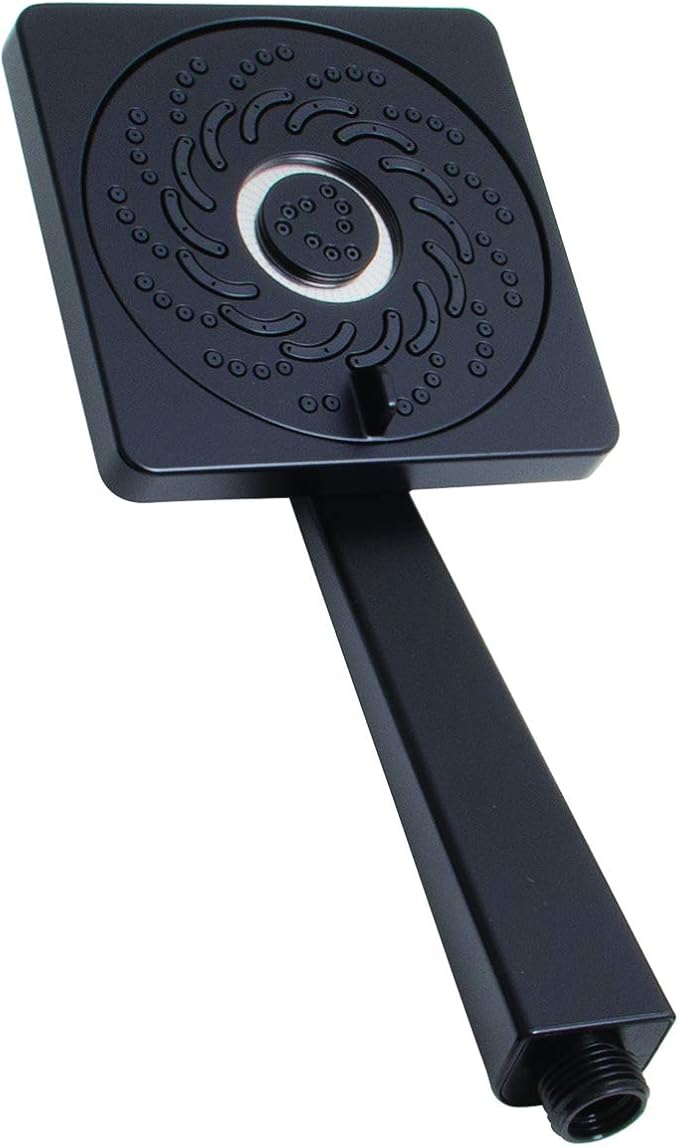 Speakman VS-5001-MB-E2 Kubos Exhilaration High Pressure Hand Held Shower Head, 2 GPM, Matte Black