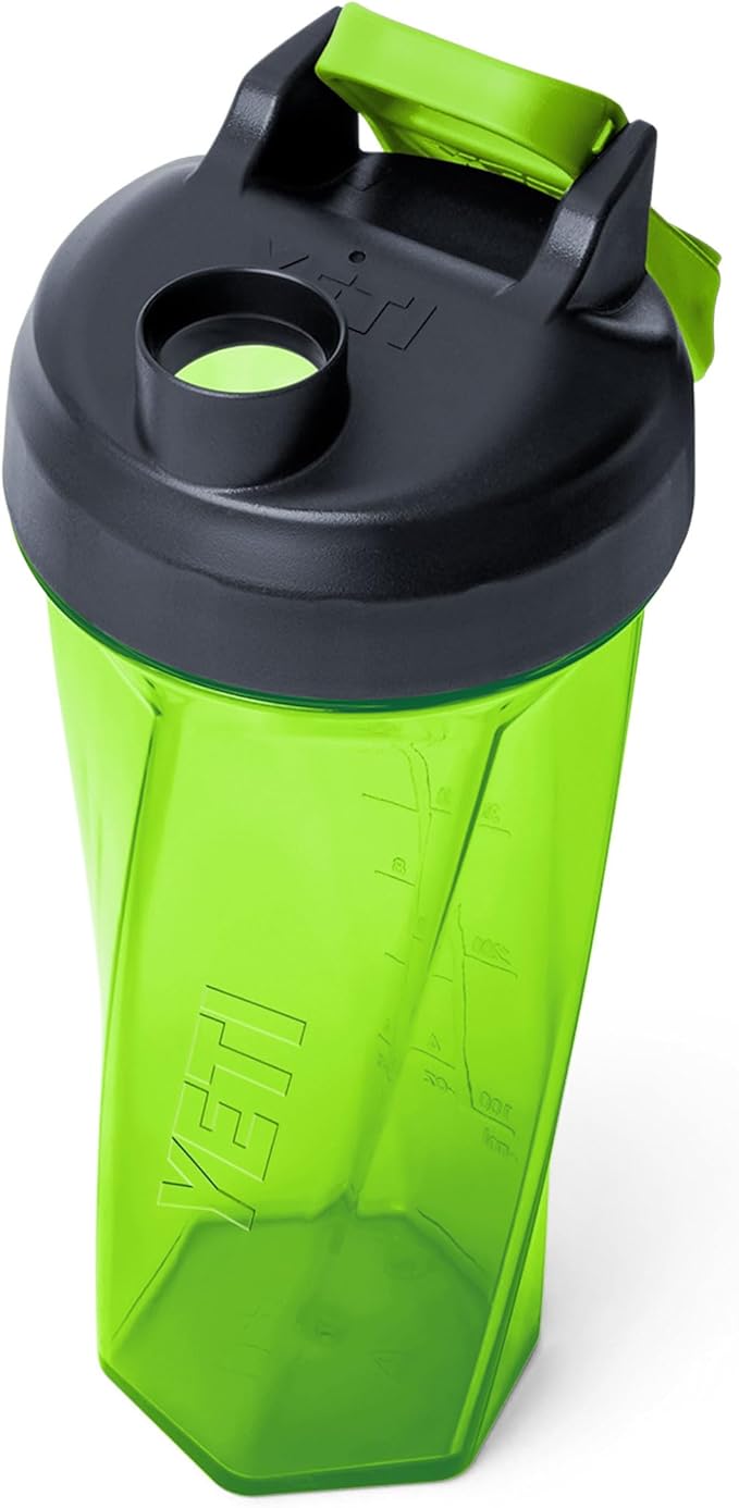 YETI Yonder Helimix Vortex Blender Shaker Bottle Holds up to 27oz | No Blending Ball or Whisk | USA Made | Portable Pre Workout Whey Protein Drink Shaker Cup | Dishwasher Safe, Venom