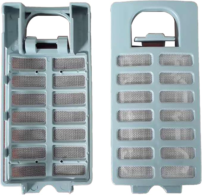 2PCS Rectangular Mesh Filter Drum Washer Filter Replacement Compatible with L G Washing Machines - AquaVibe