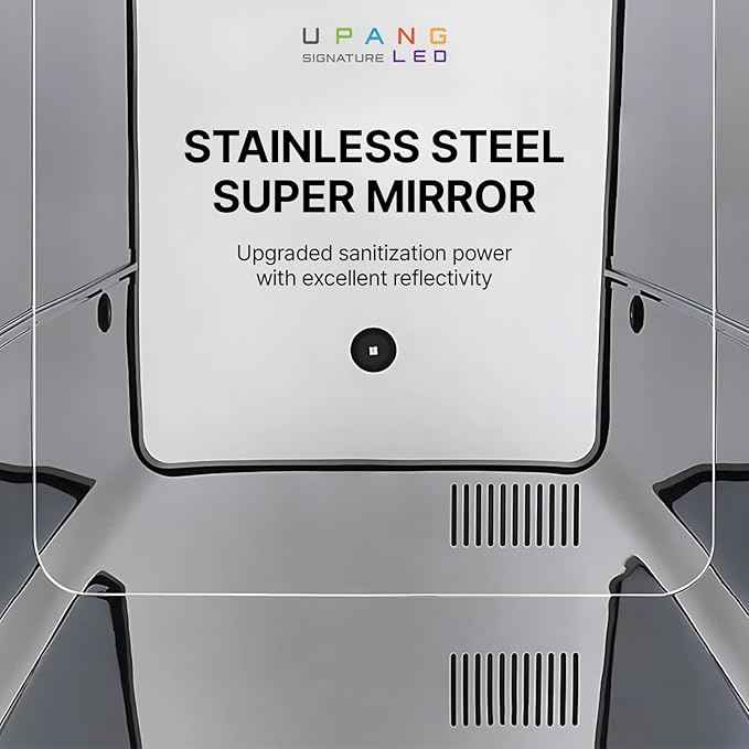 Signature UV LED Waterless Baby Bottle Sanitizer Large Capacity UV All-in-One Household Cleaning Sanitizing (Bianca White)