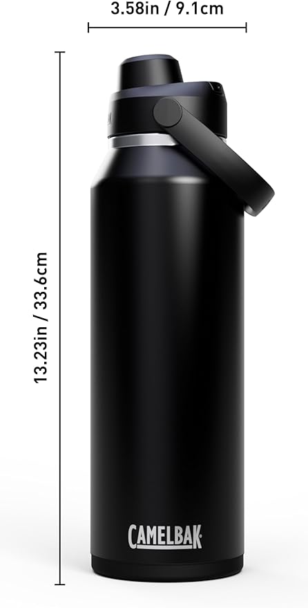 CamelBak Thrive Chug Insulated Stainless Steel Water Bottle Black, 40oz