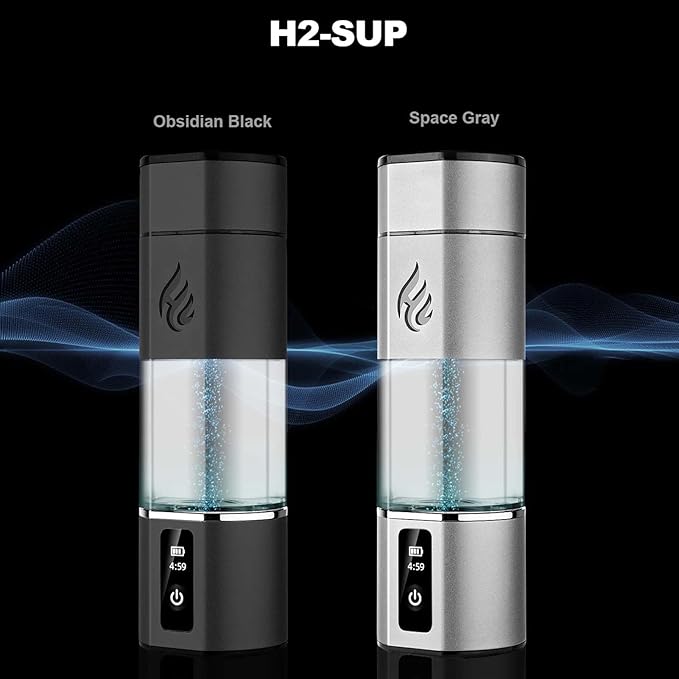 New 5000ppb Hydrogen Water Generator Bottle, SPE PEM Water Hydrogenator, Portable Ion Hydrogen Generator, Rechargeable, Used for Home Travel Office