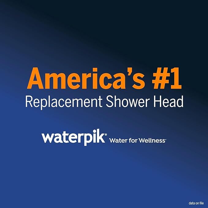 Waterpik One-Touch Dual 2-in-1 Shower System With Rain Shower Head and 7-Mode Hand Held Shower Head, Chrome XPB-133E-763E PowerPulse Chrome 8 Settings Showerhead Combo 1.8 gpm