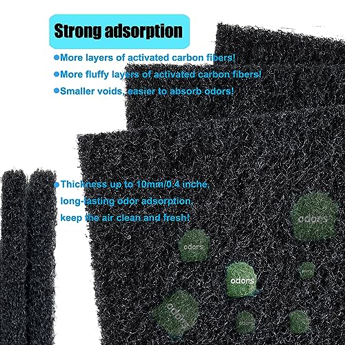 Odor Absorbing Filter Refills for Home Zone Living Kitchen Trash Can (12 Count)