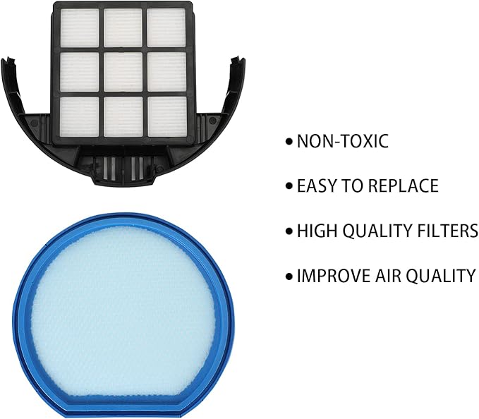 Vacuum Filter Kits Compatible with Hoover T-Series WindTunnel Bagless Upright Filter- Compare to Part Parts 303173001 and 303172001,2 Packs - AquaVibe