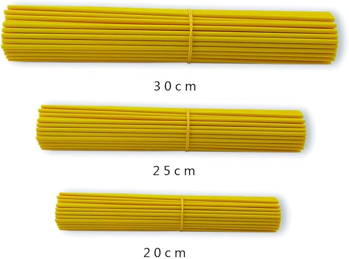 100 Pieces Fiber Reed Diffuser Replacement Refill Sticks (12" x 3mm, Yellow) - AquaVibe