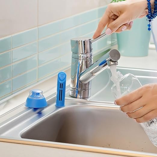 DAFI Water Bottle Filters and Cap Replacements Blue | 2-Pack | Last up to 60 Days | Hiking Water Filter, Personal Filtered Water Bottle, Camping Water Filter | BPA-Free | Made in Europe filtr