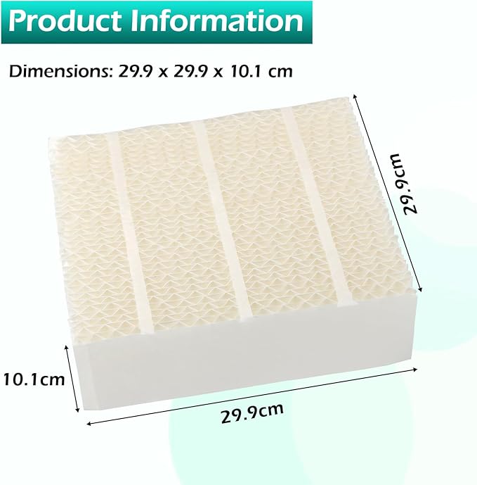 1043 Super Humidifier Wick Filter Replacement for Essick Air, Aircare Ma1201, Ma0800, Ep9500 Ep9700 Ep9800 Ep9R500 Ep9R700 Ep9R800 826000 831000, Bemis Space Saver 800/8000 Humidifier Wick - AquaVibe