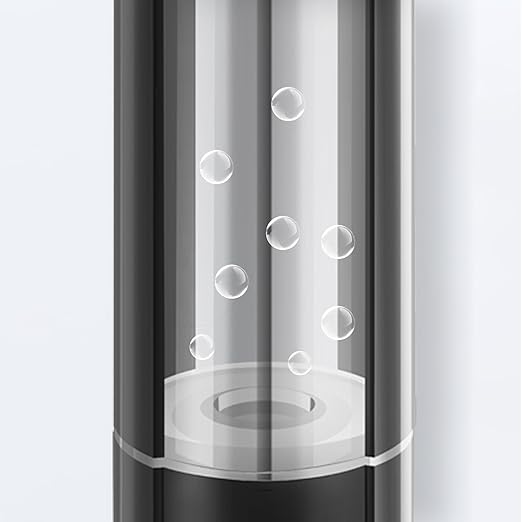 EKUL Hydrogen-Rich Water Cup, Portable Dual-use, Wireless Charging, Base Separation, LCD Display, regulating Water weak Alkaline, Applicable to Pure Water, Rapid Electrolysis Water.