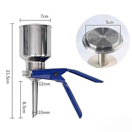 Glass Filtration Apparatus – Stainless Steel Filter Cup Vacuum Filtration Kit with 1000ml Flask and Funnel, 50mm Filter Membrane for Lab Use