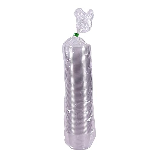 ECO PRODUCTS Compostable Clear PLA Plastic 4oz Portion Cups, Case of 2000, Round Cold Food Containers, Renewable Plant-Based, Lid Sold Separately, Disposable