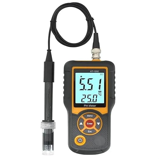HT-1202 Digital PH Meter PH Tester Smart Sensor for Mariculture Freshwater Farming Water Quality Monitor PH Detector