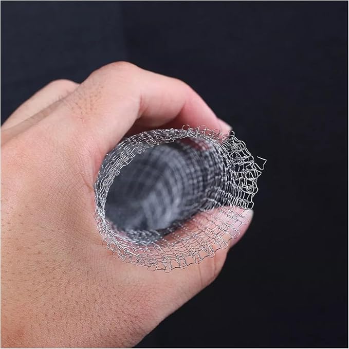 12 Pack Washing Machine Lint Traps Snare Filter Screen Stainless Steel Mesh Ties - AquaVibe