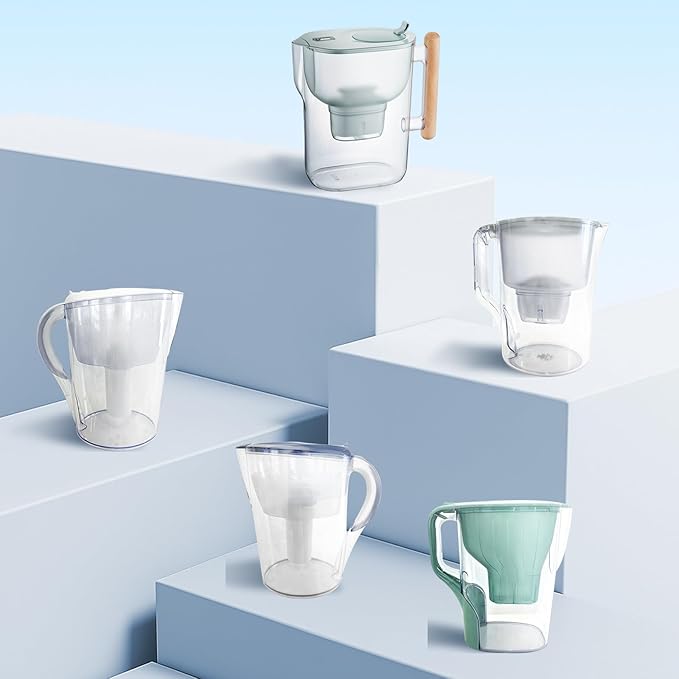 The Pocicoll Space-Friendly Water Filter Pitcher is Combines Both Appearance and functionality.Filtering water kettle