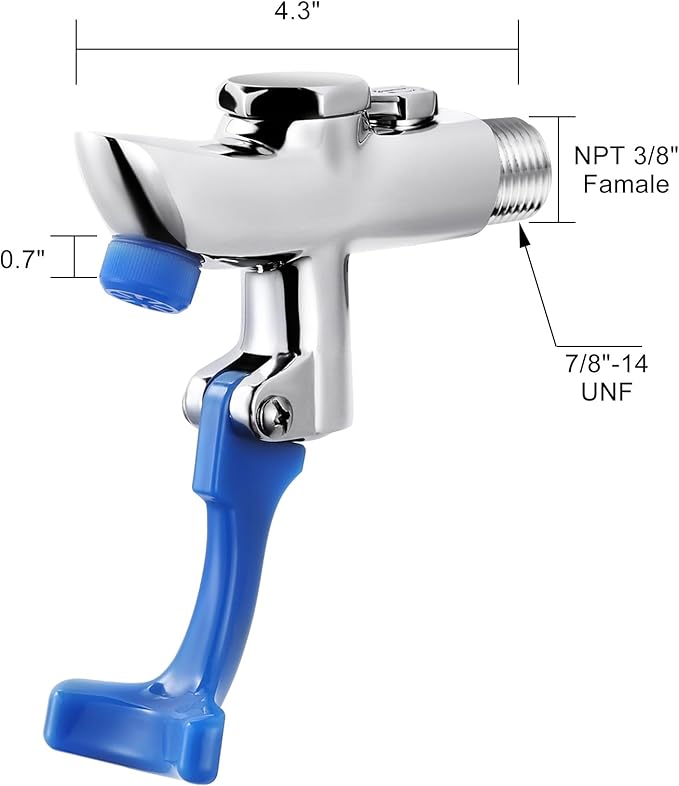 Wall Mount Glass Filler Faucet: WOWOW Push-Back Water Bottle Filling Station, Brass Commercial Water Filler Faucet for Bar, Diner, Cafe, Restaurant, Kitchen and Cafe, Male Thread No Flange