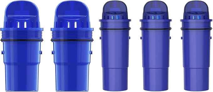 Waterdrop Replacement for All PUR® Upgraded Version, 2 Pack and PUR® Plus Pitcher and Dispenser Classic, 3 Pack Filtration Systems, CRF950Z, PPF951K, PPF900Z, NSF Certified