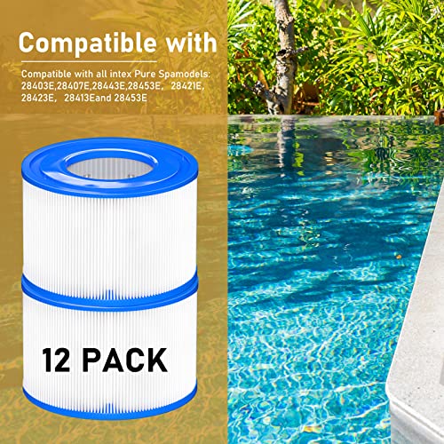 Type S1 Spa Filter 29011E for All Intex PureSpa 28429E