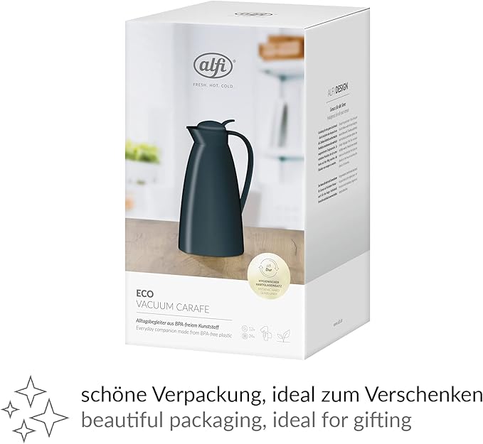 alfi Eco Vacuum jug Ruby Red Mat 1 l