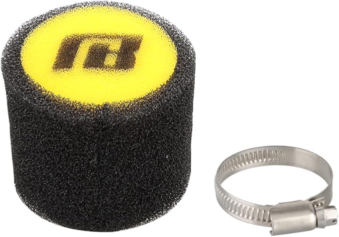 NIBBI Foam Air Filter,Universal Motorcycle 35mm Replacement High Performance Air Filter Intake Cleaner For Go Kart Moped Pit Dirt Bike Parts Motorbike