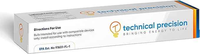 Technical Precision Replacement for Trojan Technologies Uv 793923 120 Watt UV Bulb Sterilizer for Germicidal Water Treatment - B22-I 4-Pin Step Single Ended Cell Base - 1 Pack