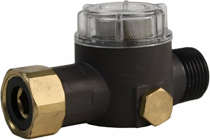 Erie Tools Aluminum Water Inlet Filter with Stainless Steel Screen for Pressure Washer Pump 3/4" - AquaVibe