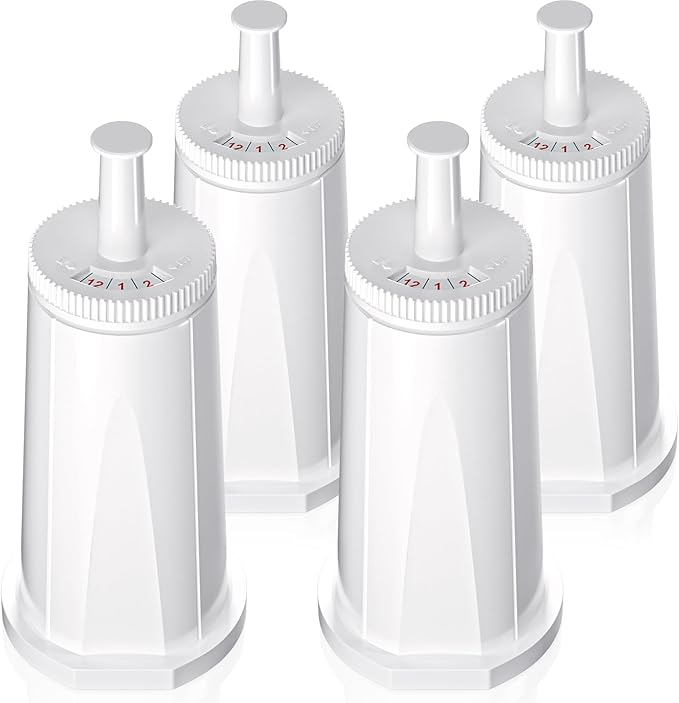 Replacement Water Filter for Breville Espresso Machine Barista Touch Bes880, Barista Pro BES878, Oracle Touch BES990, Oracle BES980, Dual Boiler BES920 Bambino ClaroSwiss Sage, Pack of 4 - AquaVibe