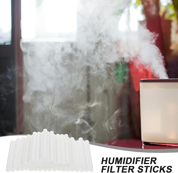 50pcs Humidifier Accessories Reed Diffuser Refill Replacement Filters for Oil Diffuser Sticks Car Humidifier Oil Scents - AquaVibe