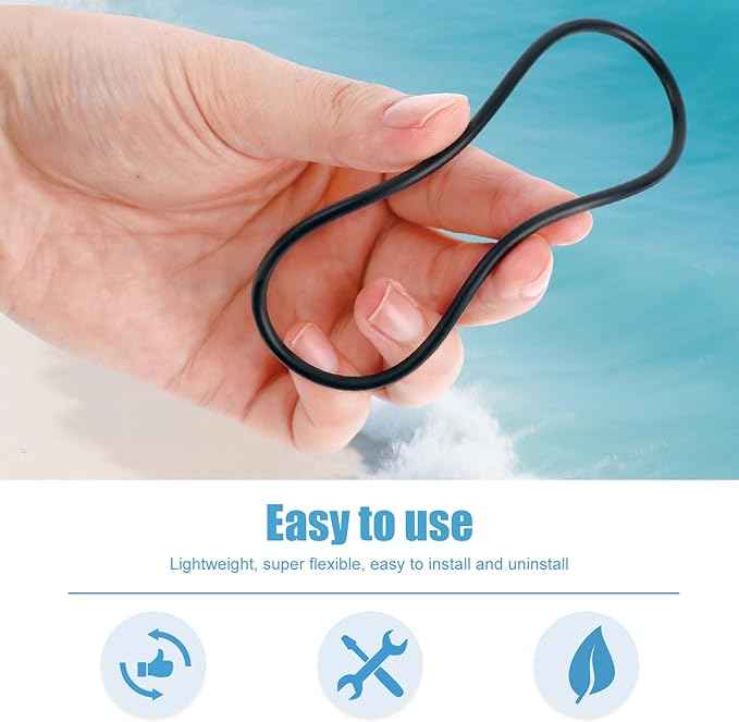 3 Pcs Water Filter O-Ring Replacement, 3.5inch OD Rubber Reverse Osmosis Filter Housing O-Ring Accessories Compatible with APEC ROES-50 & Ultimate Reverse Osmosis System