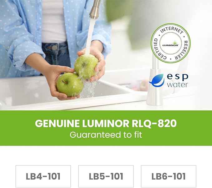 Luminor RLQ-820 UV Lamp and Quartz Sleeve Kit with Lamp Key for use Blackcomb LB4-101, LB5-101, LB6-101 UV Water Filtration Systems