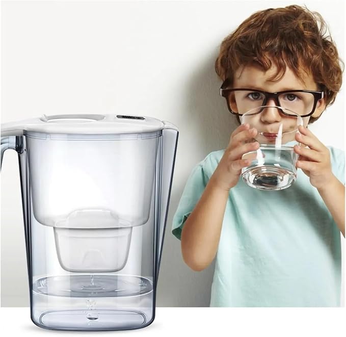 Water Purifier 3.6L Water Purifier Activated Carbon Filter Kitchen Water Purifier Household Water Tank (Color : 3.6L Green)