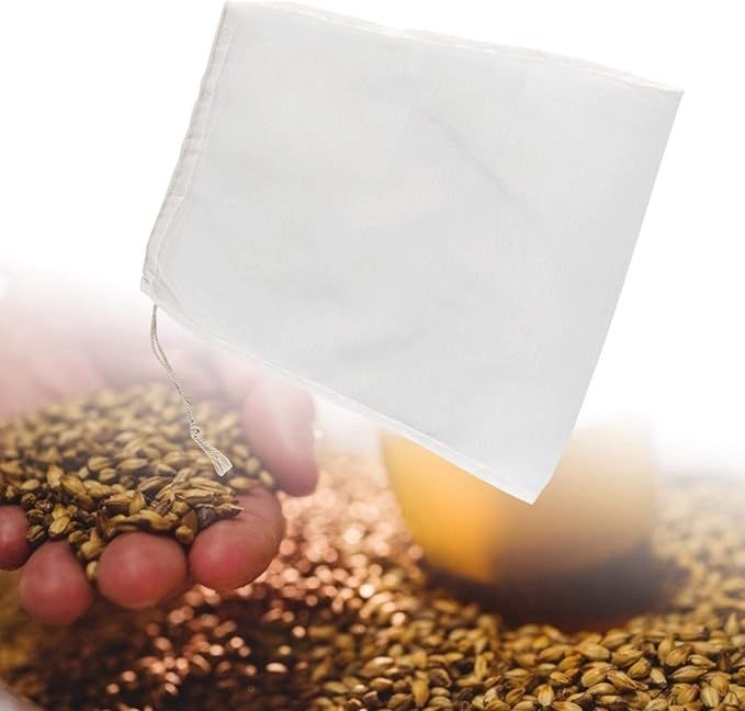 Yosoo 100 Mesh Wine Filter Bag, Reuseable Home Brew Beer Making, Used in Fermentation, Jam and Jam Making, Kefir and Wine Making(20x30cm)