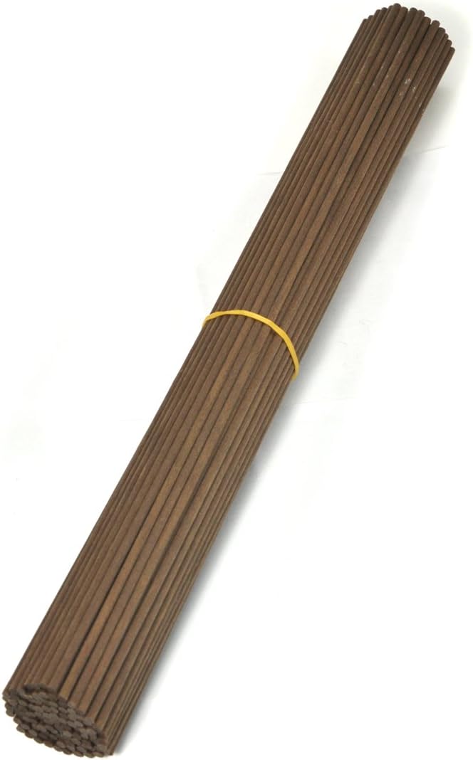 100 Pieces Fiber Reed Diffuser Replacement Refill Sticks (12" x 3mm, Brown) - AquaVibe
