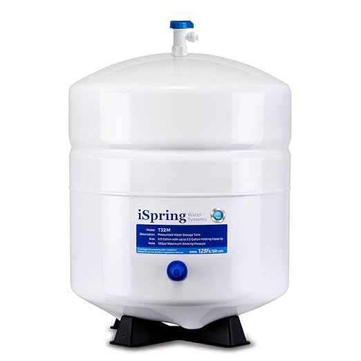 iSpring T32M Pressurized Water Storage Tank & Greatwell Reverse Osmosis Membrane 75 GPD 11.75” X 1.75”, Replacement Fits Standard Under Sink RO Drinking Water Filtration System, MC7