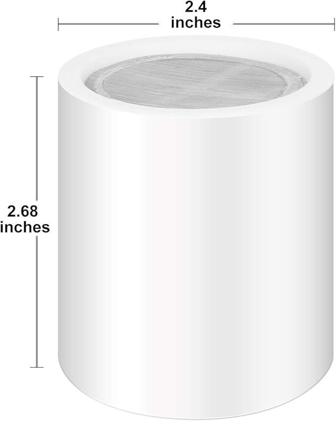 FEELSO 2 Pack 15 Stages Replacement Filters for Hard Water Remove Chlorine and Harmful Substances