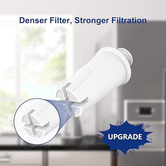 Replacement for Brita® Water Filter, Pitchers and Dispensers, Classic 35557, OB03, Mavea® 107007, Reduces Chlorine, Last Up to 2 Months (3 Pack)