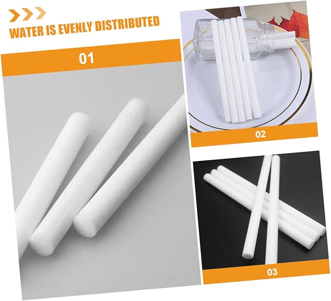 PRETYZOOM 250pcs Diffuser Sticks Replacement for Humidifier and Car Diffuser for Lasting Fragrance and Moisture Versatile Use Home Office and Automotive Settings - AquaVibe