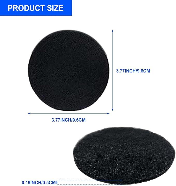 VideoPUP Replacement 10Packs Sponges Filters Compatible with Neakasa Neabot P1 Pro Pet Grooming Kit & Vacuum Cleaner - AquaVibe