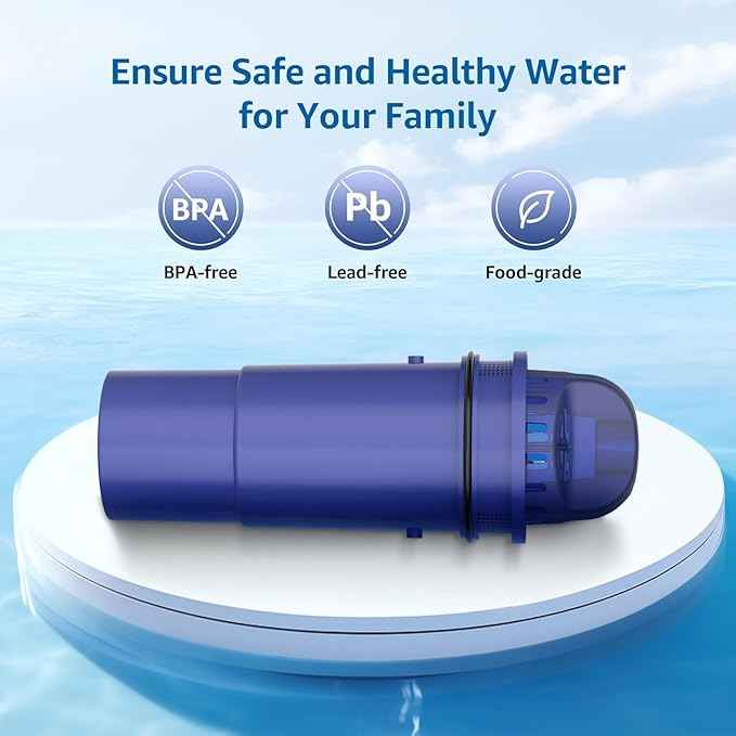 Filterlogic NSF Certified Pitcher Water Filter, Replacement for Pur® Pitchers and Dispensers PPT700W, CR-1100C and PPF951K Water Filter (Pack of 4) (Package May Vary)