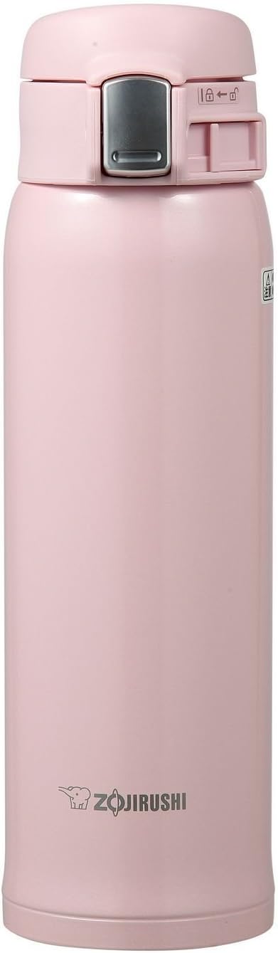 Zojirushi SM-SA48PB Stainless Steel Mug, 16-Ounce, Pearl Pink