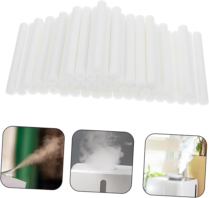 FRCOLOR 50pcs Essential Oil Diffuser Accessories Humidifier Replacement Net Bedside Filter White Sticks - AquaVibe