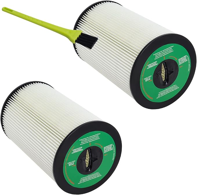 8107-01 Central Vacuum Cleaner Filter Replacement Compatible with Dirt Devil/Titan, 10 Inch Cartridge Filter Compatible with Vacuflo FC610 FC1550 Royal CS1200 - AquaVibe
